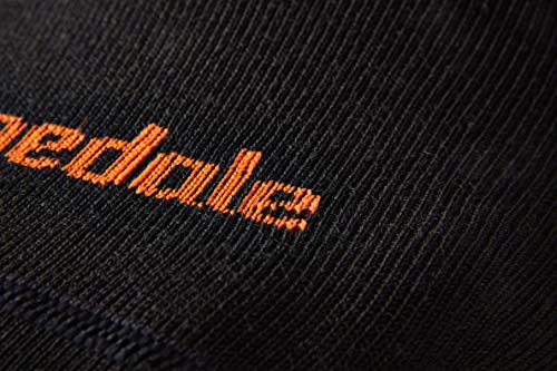 Bridgedale Men's Race Fit Ski Socks, Black/Orange, Large4