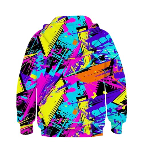 Image of Belovecol Boys Hoodies 3D Printed Hooded Sweatshirts with Pocket for 6-16Y | Pullover Hooded Style Pattern All-over Printed Long Sleeve Non-Fleece Soft Lightweight Tops for Kids