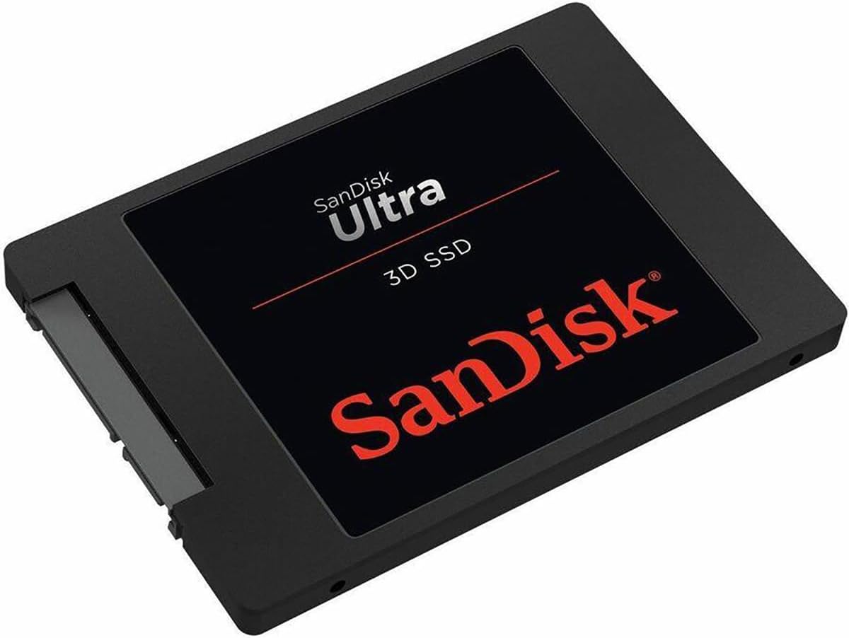 SanDisk Ultra 3D NAND 500GB Internal SSD - SATA III 6 Gb/s, 2.5 Inch /7 mm, Up to 560 MB/s - SDSSDH3-500G-G26