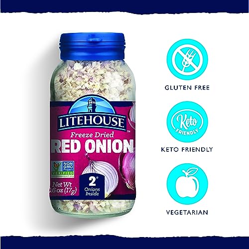 Litehouse Freeze Dried Red Onion, 0.60 Ounce