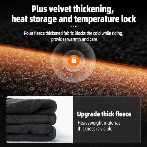 ROCKBROS Balaclava Face Ski Mask for Men Cold Weather Gear for Winter Skiing Snowboarding Motorcycling Cycling Black