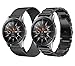 Produktbild Armband Kompatibel mit Galaxy Watch 46mm/Galaxy Watch 3 45mm/Gear S3 Frontier/Huawei Watch GT2 Pro/GT2 46mm/Huawei Watch 3/3 Pro Armbänder Metall 22mm Uhrenarmband Edelstahl Ersatzband [2-Stück]