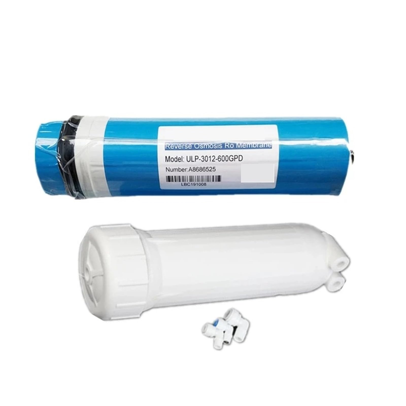 Filtro de agua de membrana de ósmosis inversa de 600 gpd 3012-600, sistema de ósmosis inversa con carcasa de 1/4, enlaces rápidos Debajo del fregadero