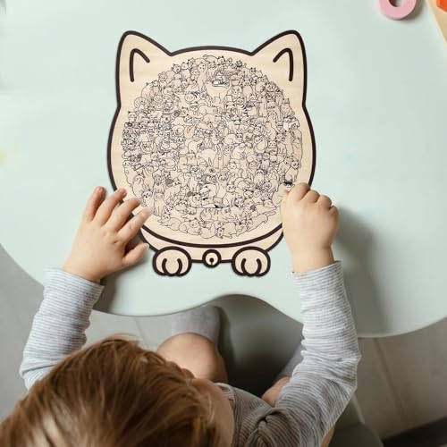 Puzzle de madera educativo de 135 piezas para potenciar la mente 2