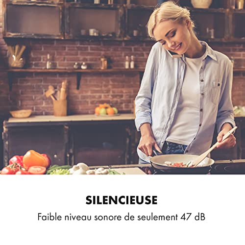 Hotte aspirante inclinée Klarstein Balzac Silent 60 Débit 604 m³h Classe A - vue 4
