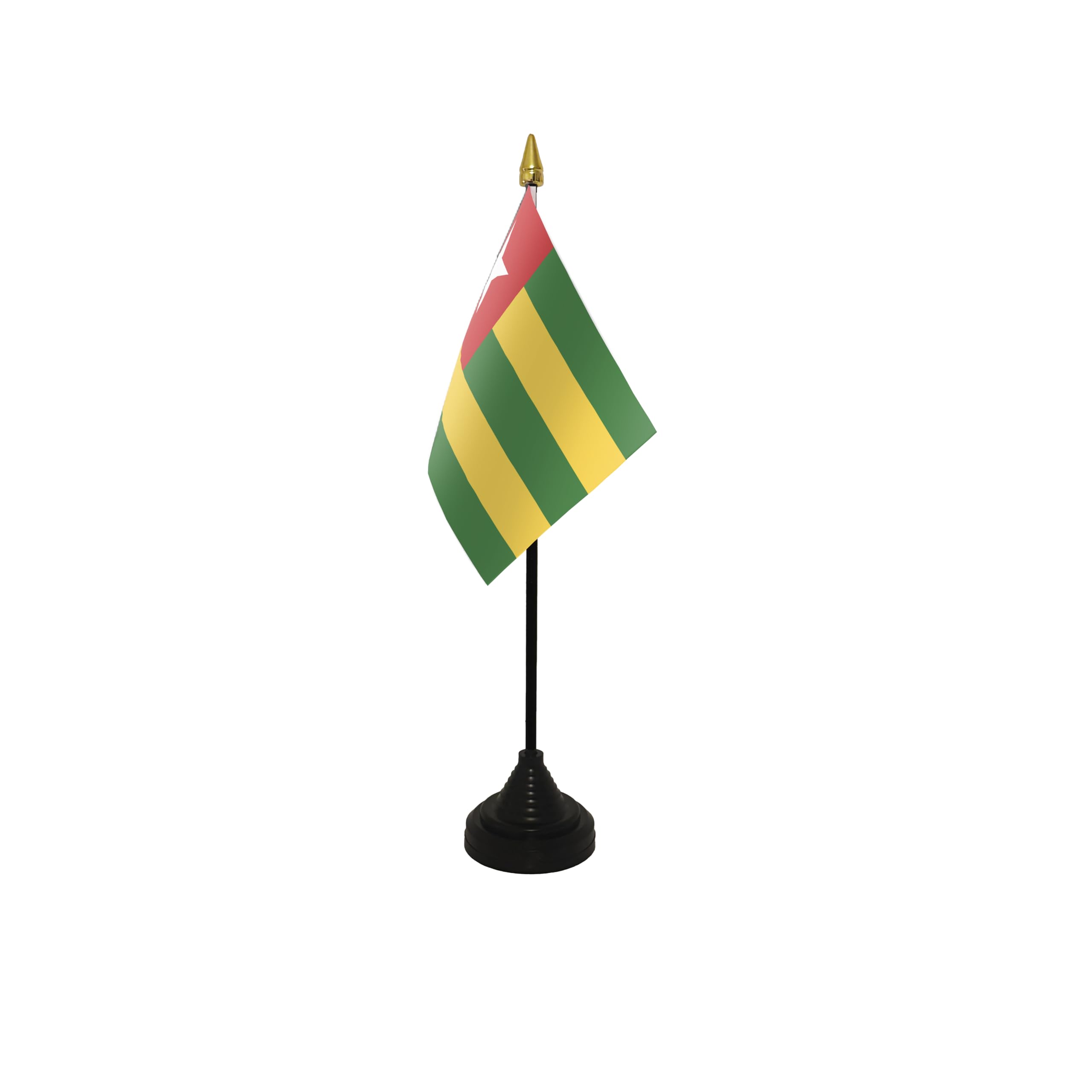 Flagtex Togo Small Table Flag With Black Base — image 1