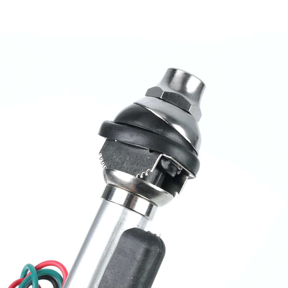 JANZU Antenne Télescopique Automatique à Énergie Électrique Antennes Extérieures de Véhicule 12 V Universelles Étanches pour Voiture SUV AM FM Radio