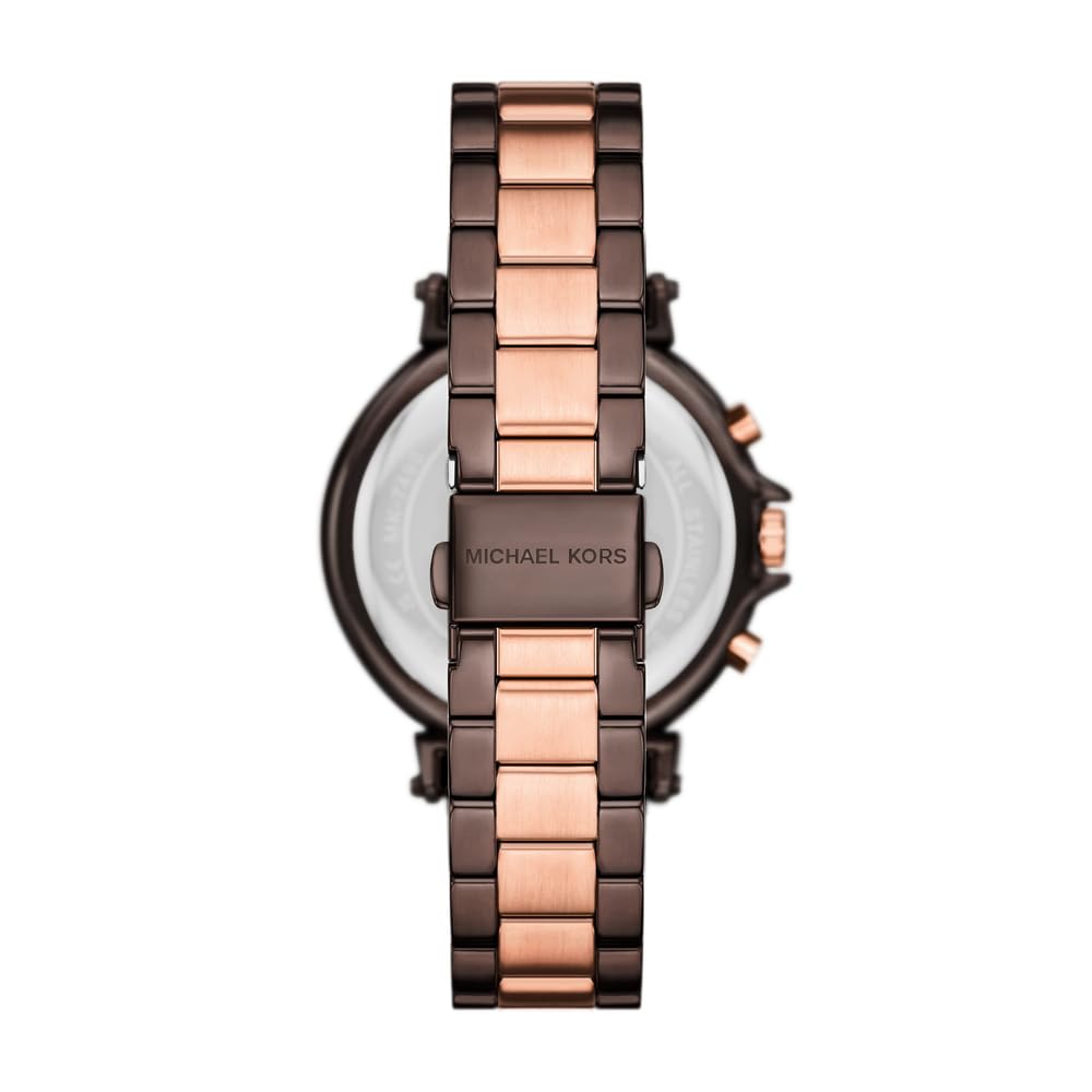 Michael Kors Orologio Maren da donna, Movimento cronografo al quarzo con cinturino in acciaio inossidabile o in pelle