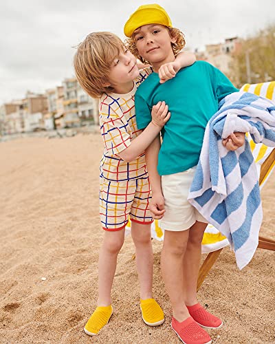 Ozkiz 'Airo' Summer Mesh Sandals Slip-On for Girls Boys Toddler_Red, Yellow, Blue, Pink US Size 7-123