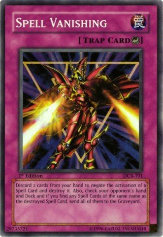 yugioh cards that negate spells Amazon.com: Yu-Gi-Oh! - Spell Vanishing (DCR-101) - Dark Crisis - 1st  Edition