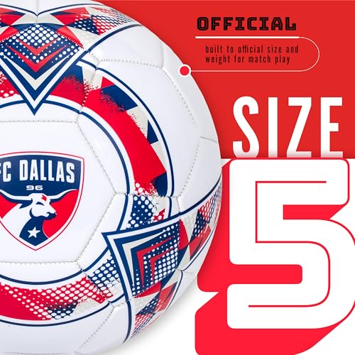 Image of Franklin Sports Official MLS Team Soccer Balls - Official Size 5 Soccer Balls - Regulation Size + Weight Soccer Ball for Kids + Adults - Boys + Girls Soccer Ball - Air Pump Included