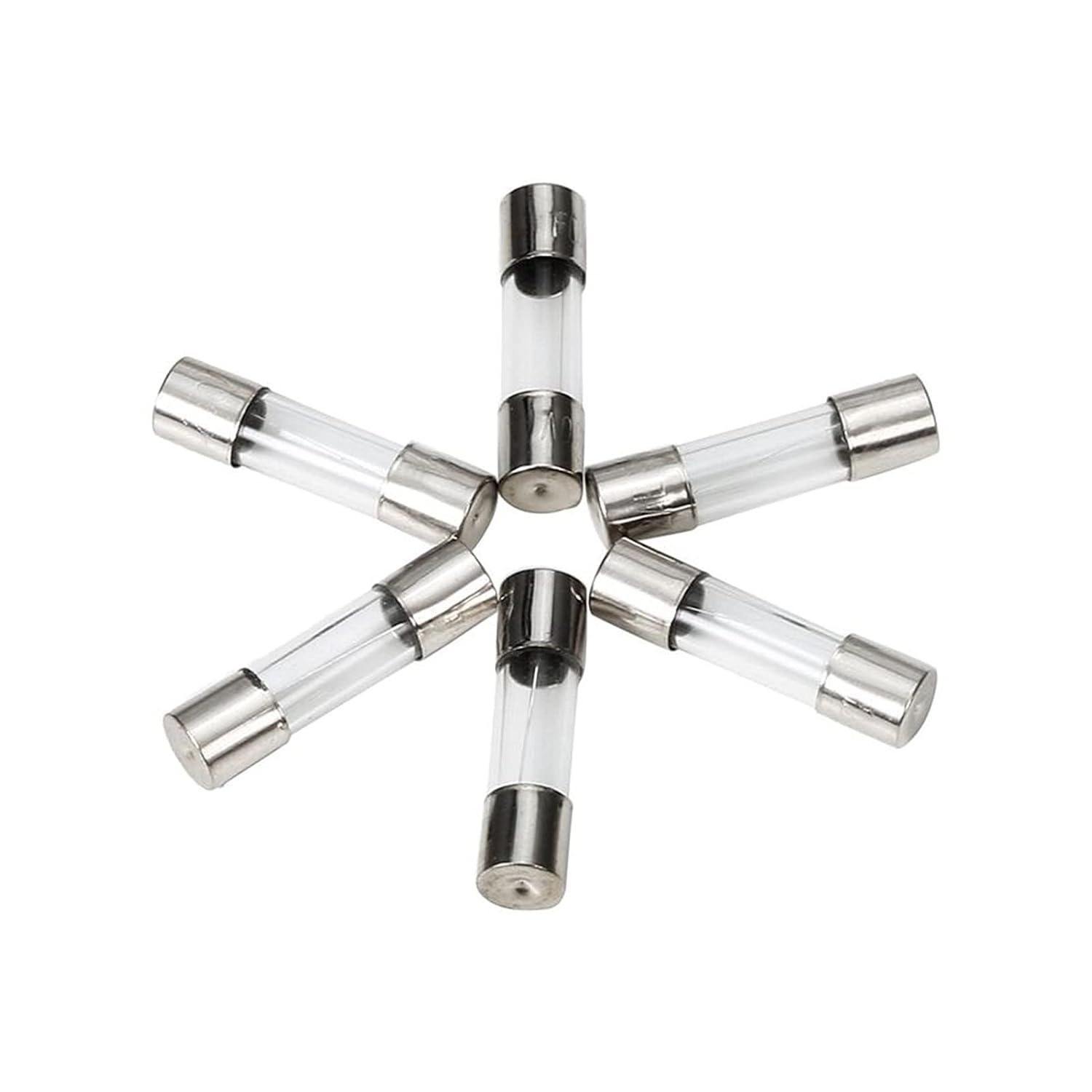 Fuse 100pcs 5x20mm Quick Blow Glass Tube Fast-Blow Fuses Assorted Kit