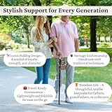 Antique Wooden Walking Stick Cane Snake Style Brass Handle Handmade Gift - Image 4