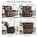 HAOMARKETS Oversized Electric Recliner Chairs with Massage and Heat, 41