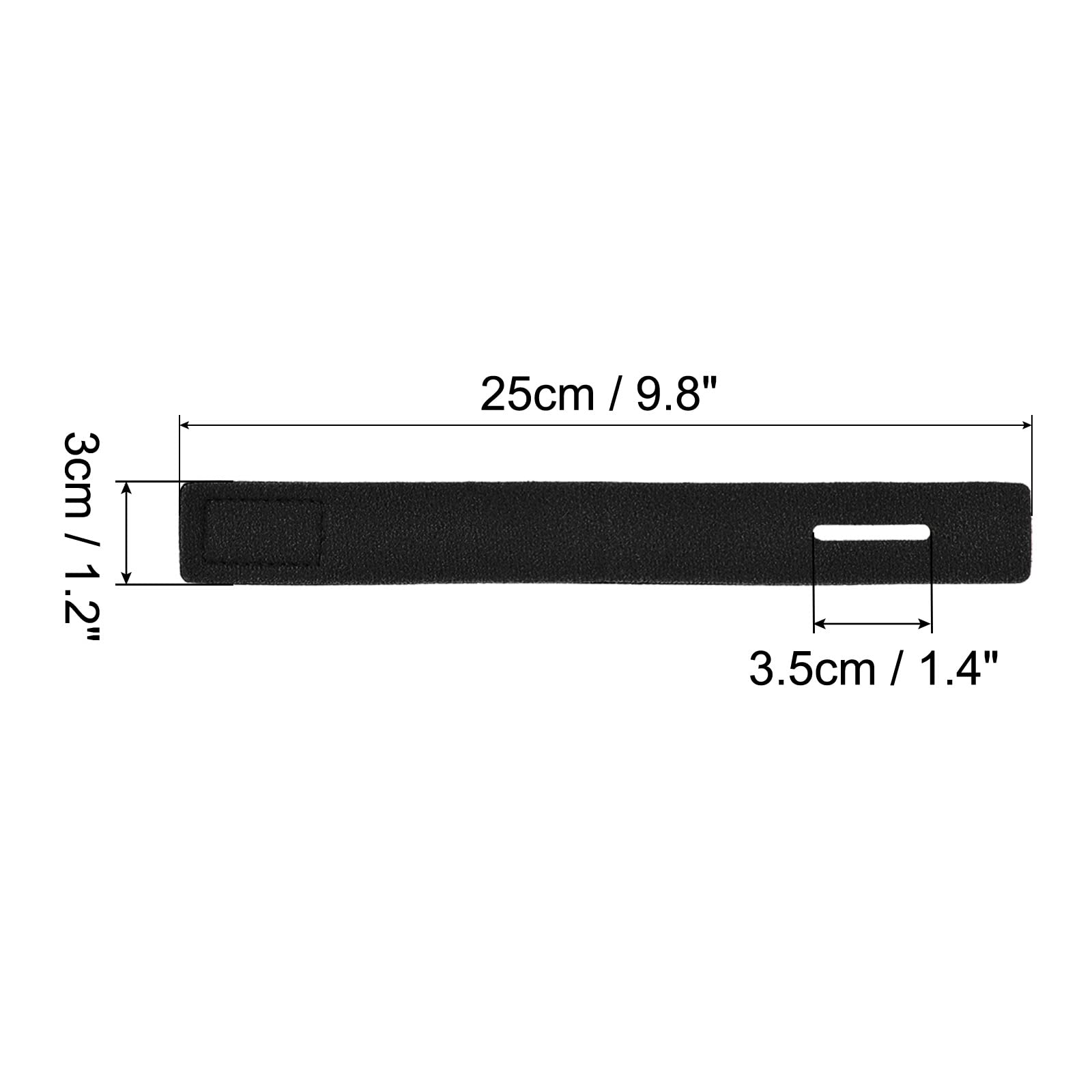 PATIKIL Punta Canna Pesca Cover e Cinghia 4 Pezzi 14cm