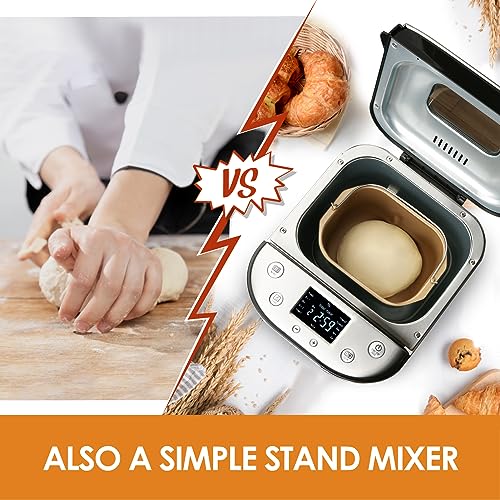 image for Kitchen in the box Bread Maker Machine with Gluten-Free Setting, 2LB 1