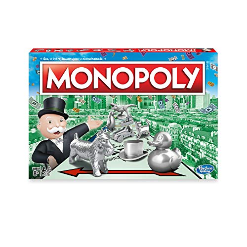 Monopoly - Juego de mesa para 2 a 6 jugadores, niños, clásico, 8 +, idioma polaco