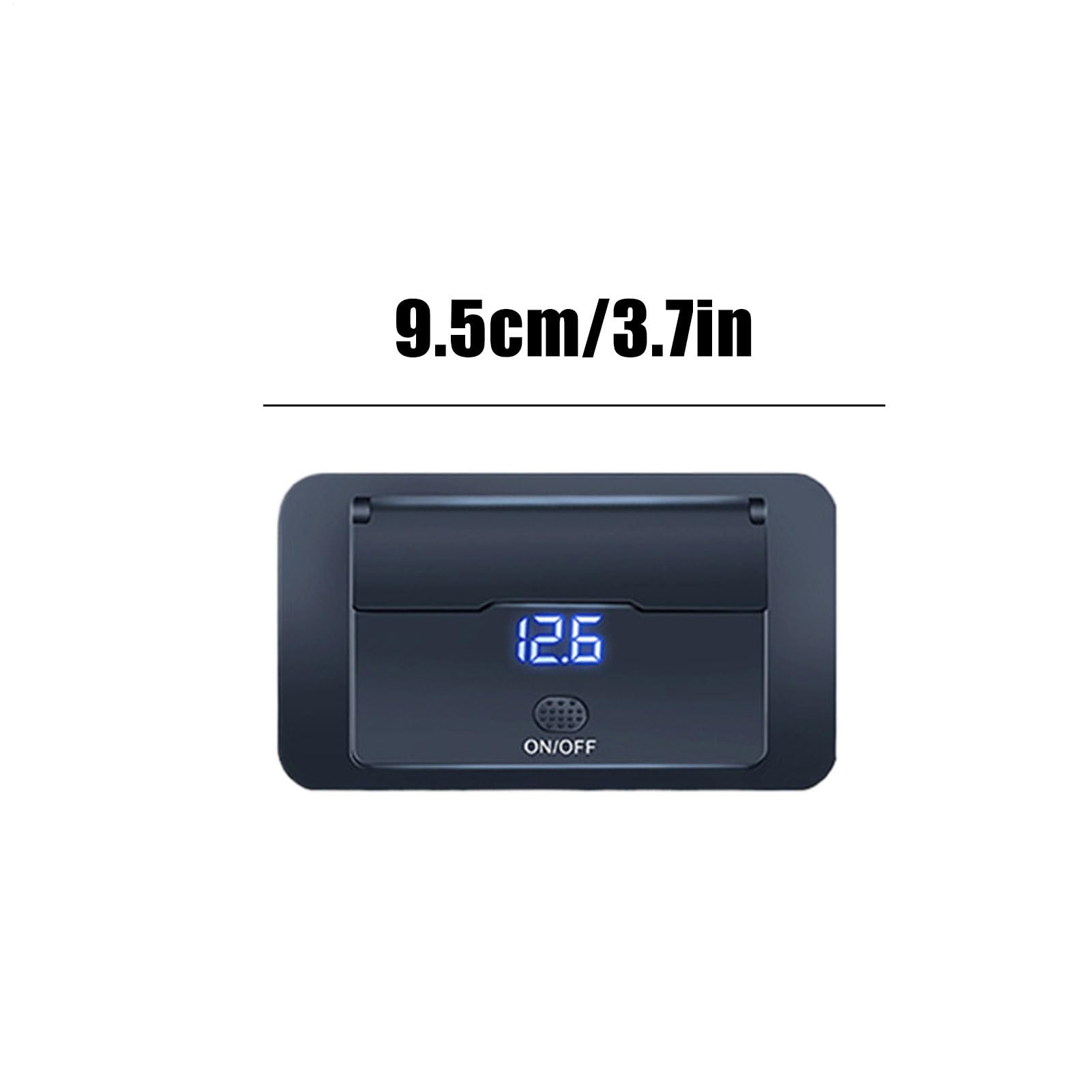 Wyjście USB RV, gniazdo ładowarki samochodowej 76 W, 3 porty USB Panel szybkie ładowanie, montaż spłukiwania bez wiercenia, do ciężarówek, łodzi, dysz, przyczep, pojazdów, RVs