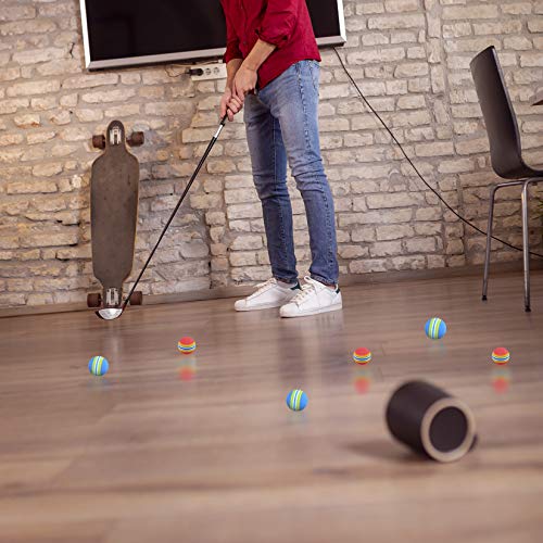 Xiaomoyu Golfbälle Schaumstoff, Übungsgolfbälle, Luftbälle Golf, Schaumstoffball für Anfänger, Kinder, Golftraining - 26 Stück/Rot, Blau
