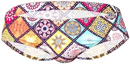 UXH Traje de baño para hombre Briefs acolchado traje de baño masculino sexy natación bikini pantalones cortos hombres surf tabla playa surf surf