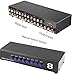 axGear AV Switch Box Composite Selector 8 Port RCA Audio Video 8 in 1 Out to TV