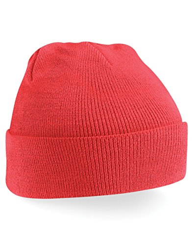 Beechfield B45 Original Cuffed Beanie - Coral - One Size