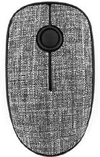 ماوس لاسلكي صامت من القماش لون رمادي -WM04E