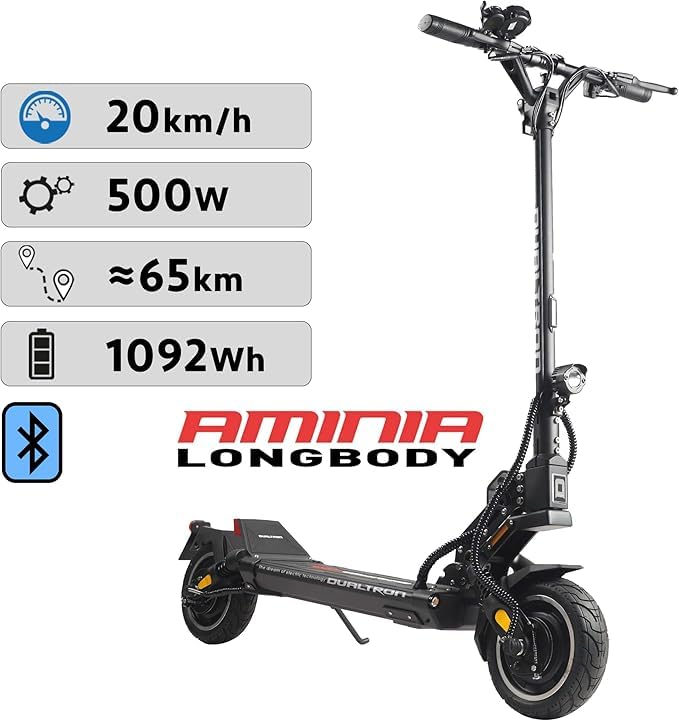 Trottinette électrique Minimotors DUALTRON AMINIA SPECIAL 52V 13Ah IPX5