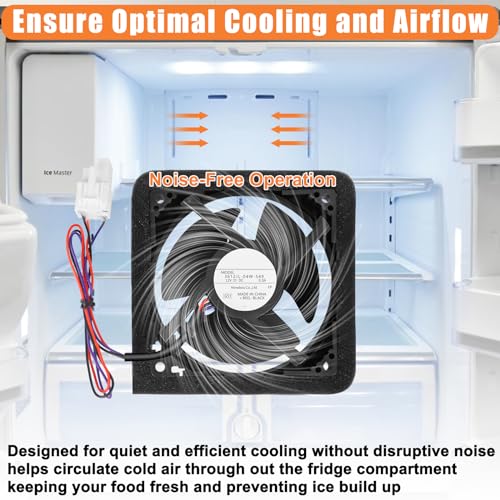 Upgraded DA81-06013A Refrigerator Evaporator Fan Motor Compatible with Samsung Refrigerator Fan Motor DA31-00287A Fridge Evaporator Fan Motor No Noise RF28HMEDBSR, RF263BEAESR, RF28HDEDBSR by Tomato Man - Image 3