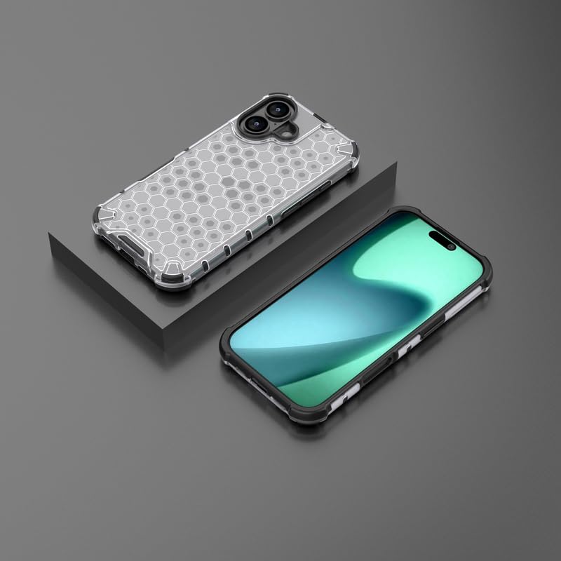 Image of Plastic Bumper Back Case Cover for iPhone 17 (Transparent)