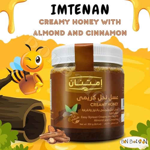Imtenan Creamy Honey Con Almendra y Canela 250 g miniatura 3