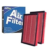 Forccord 2-Pack GAF041 (CA9401Replacement Engine Air Filter Compatible with Dodge Ram 1500 2500