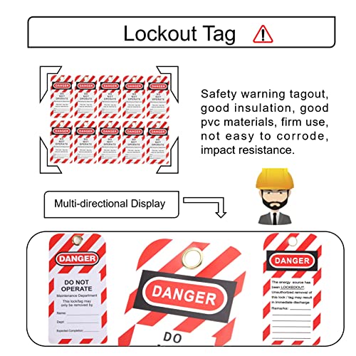 10PCS Lockout Tag - Image 2