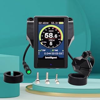 E-Bike Color Display, Electric Bikes P850C Display Compatible with BAFANG Forebike MidDrive Motor BBS01 BBS02 for BBS-HD UART