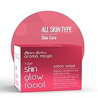 Vista 1 de Aroma Magic Kit facial Skin Glow - Multiuso Set de cuidado de la piel de 7 pasos Reduce las ojeras Elimina suavemente la piel muerta