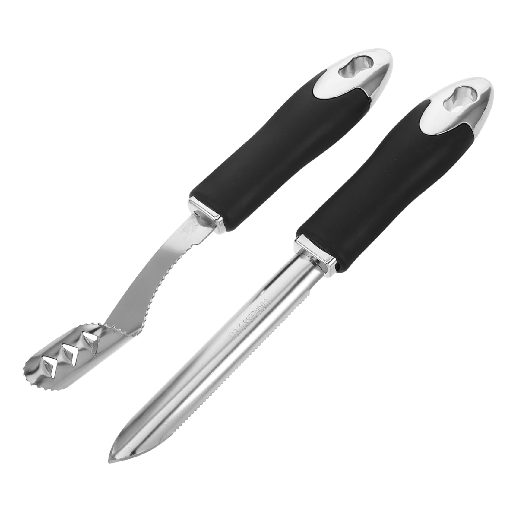 Gatuida Descorazonador Inoxidable Para Pimientos Y Verduras Herramienta Para Extraer Y De Chiles Y De Usar 2 Piezas X 4