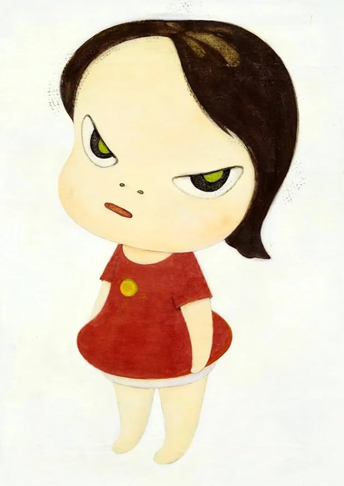 (51.Z114)奈良美智 絵画 ポスター額縁付 51.Z114)奈良美智 絵画 ポスター額縁付 51.Z114)奈良美智 絵画