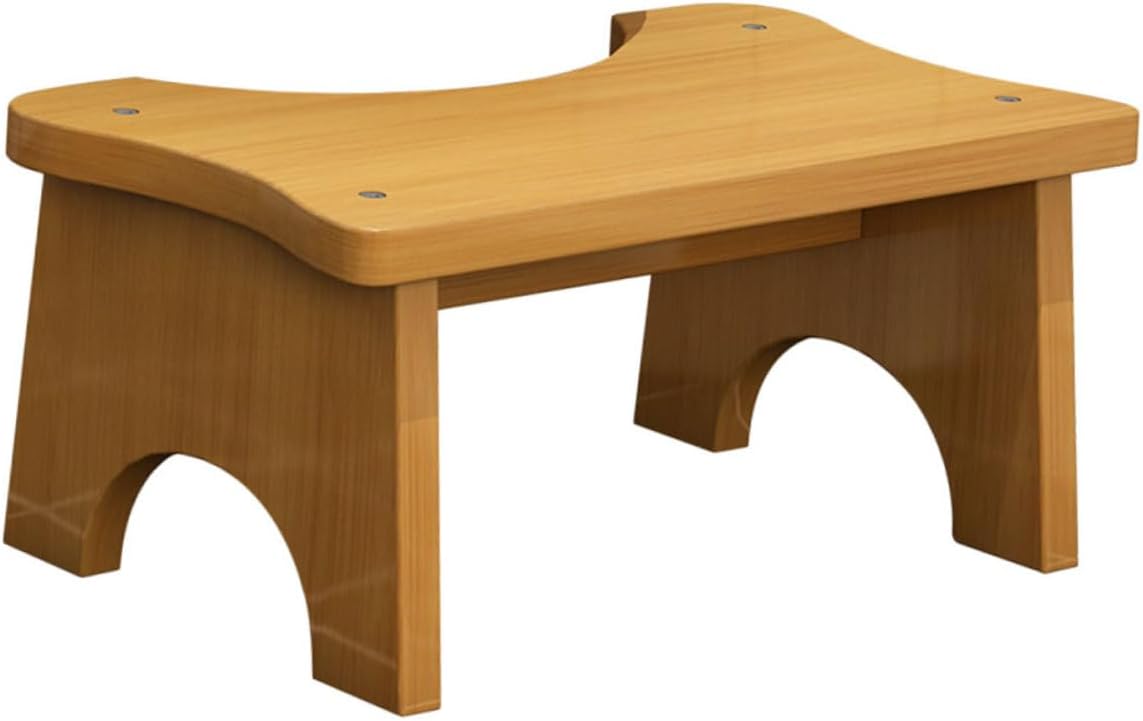 Ergonomic Wooden Stool for Potty Training Boys and Girls Stool Multi-use Toilet Seat Step Compact Footstool