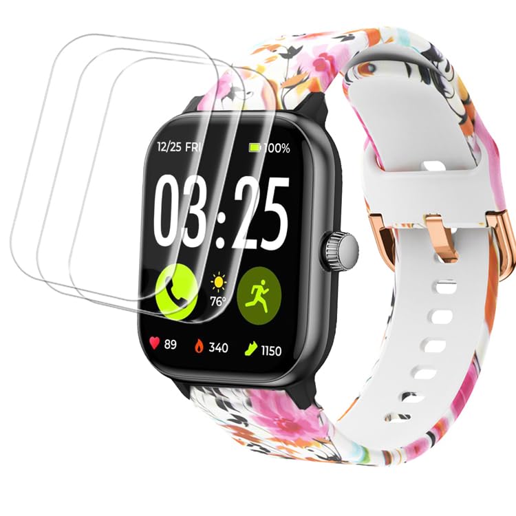 Correa de silicona ajustable para Spade & Co Health Smartwatch 4 miniatura 1