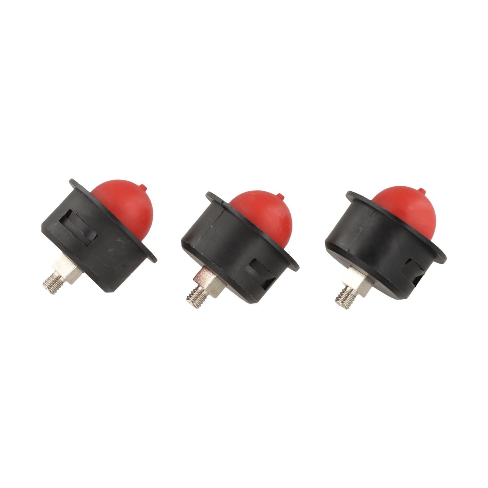 JoyousMall Lawn Mower for primer Bulb Replacement, 3pcs Red Black Engine for primer Bulb for T375 T475 T575 T675 P-65-05-10-000-01