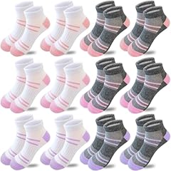 6 Pairs White(3 Color) + 6 Pairs Grey(3 Color)