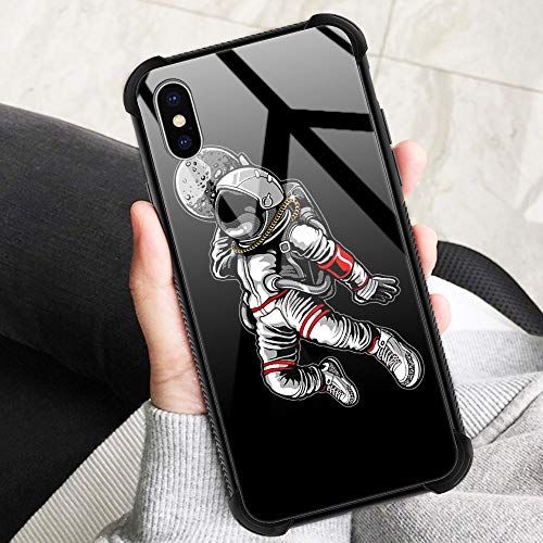 Compatible With Iphone Xr Case,Astronaut Dunk Iphone Xr Cases For Boys Men,Pattern Design Shockproof Anti-Scratch Organic Glass Case For Apple Iphone Xr 6.1 Inch #TOP2