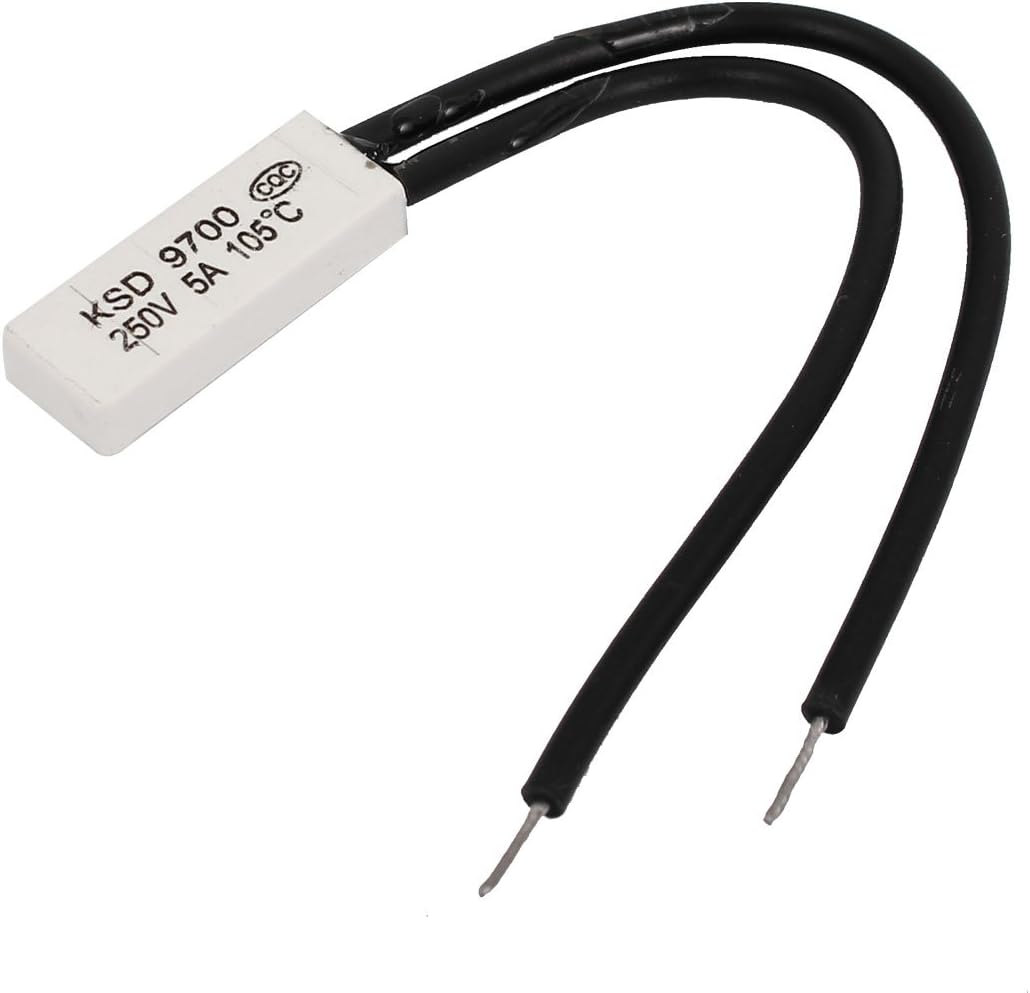 Sellify KSD 9700 250V 5A 105 Celsius Temperature Switch Thermal Protector Fuse