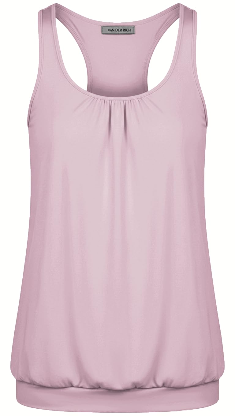 Van Der Rich ® - Camiseta de Tirantes Espalda Nadadora Escote Plisado - Mujer — view 9