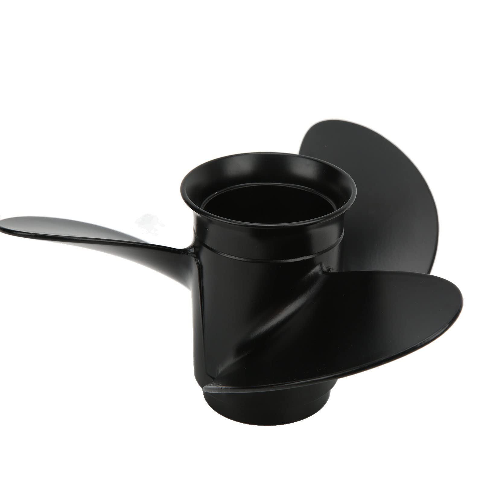 Cocoarm Außenbordpropeller Aluminiumlegierung Bootsaußenbordpropeller 8 1 2 X 8 1 2 Zoll 3 Blätter 12 Spline RH für Bis 9, PS Mariner Bis 9, PS Kleine Fischerboote