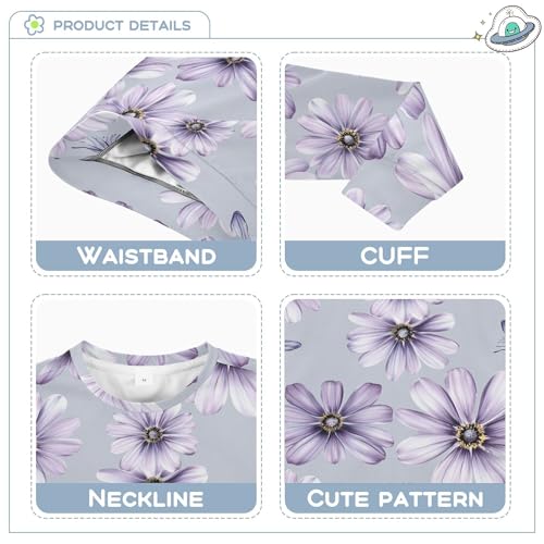 JUNZAN Safari Osteospermum Silver Little Girls Sweatshirt Hoodie Fleece Hoodie for Boys Sports 4T3