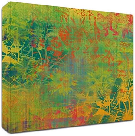 iDecor canvas printing of abstract in 40 x 40 cm frame
