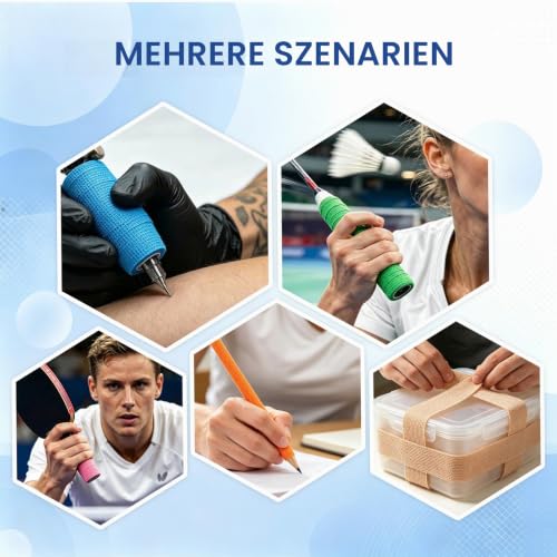 ANAMPION Selbstklebender Verband 12Rollen,7.5cm Elastische Binde Bandage – Ansicht 7