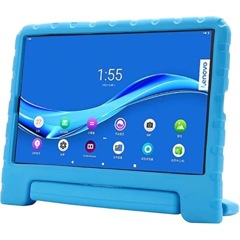 Golden Sheeps Kid Friendly Case Compatible for Onn 10.1" Gen 4 2024(Model:100135925) Shockproof Ultra Light Weight Convertible Handle Stand Cover (Blue) Cover