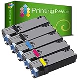 kit 5 toner compatibile per xerox phaser 6500dn, 6500n, workcentre 6505dn, 6505n